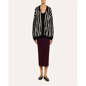 NEW ZANKOV alina compact merino wool pencil skirt in pineau